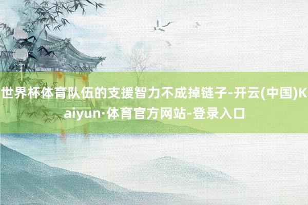 世界杯体育队伍的支援智力不成掉链子-开云(中国)Kaiyun·体育官方网站-登录入口